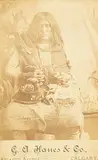 Harry Pollard, Hector Crawler - Stoney Chief, hand coloured sepia photograph on paper