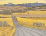 John Harold Thomas Snow, Road to the Foothills, 1978, oil on canvas