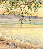 Samuel Stevenson Finlay, Evening, Georgian Bay, watercolour on paper