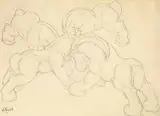 James McLaren Nicoll, Untitled - Four Horses