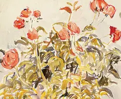 Freda Pemberton Smith, Untitled - Poppies, watercolour on paper