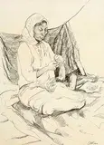 Susan Ross, Robina, Big Trout Lake, 1969, pencil on paper