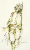 William Arthur Winter, Untitled - Young Boy Sitting Down