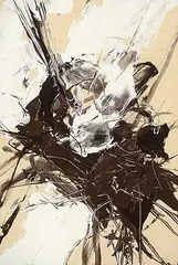 Suzanne Bergeron, Untitled - Abstract, 1964, gouache on paper