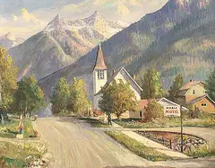 Alec John Garner, Kaslo, B.C., 1966, oil on canvas