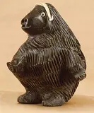 Judas Ullulaq, Musk Ox, carving in green stone