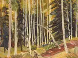 Illingworth Kerr, Poplars, Spring