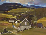 Louise Lecor Kirouac, En Charlevoix, Quebec