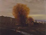 Georges Y. Boka, Untitled - Sacred Cottonwood, oil on canvas