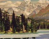Jean Park Cameron, Mount Edith Cavell, 1948, oil on board