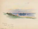 John Sloan Gordon, Friendship Sunset, July 25, 1930, 1930, pastel on paper