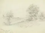 John Sloan Gordon, Near Newington, pencil on paper