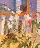 Alasdair Burns Monro, Still Life with Blinds, oil on canvas