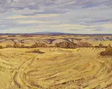 Ruth May Pawson, October Gold, 1959, oil on canvas board