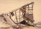Llewellyn Petley-Jones, An Old Coal Mine, Near the River, 15 Miles S.W. of Edmonton