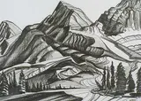David Pugh, Untitled - Rocky Mountains