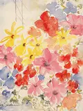 Val Sewell, Floral Spring, acrylic on canvas
