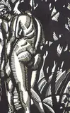 Cecil Tremayne Buller, The Boat, 1920, wood engraving on paper