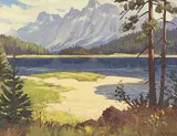 Roland Gissing, Two Jack Lake and Mt. Rundle