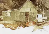 Brian R. Johnson, Jabberwocky, watercolour on paper