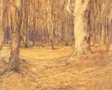 Joseph M. Kidd, Untitled - Forest Interior, oil on canvas