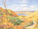 Ernest Luthi, September on the South Sioux Hill, Showing Part of Pasqua Lake