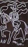 Maxwell Bennett Bates, Untitled - Horse and Rider