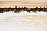 Bruno Bobak, River Breakup #74/100