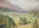 Walter Chesterton, View from Hotel Window, Banff, 1903, 1903, watercolour on paper
