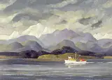 Ronald Threlkeld Jackson, Behind Cortez, oil on masonite