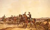 Orlando Norie, 13th Dragoons, watercolour on paper