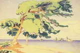 Walter J. Phillips, Lake of the Woods #166, 1931, colour wood block on paper