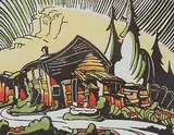 Margaret Shelton, Log House, Banff