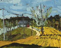 Jack Winn, Apple Hill Farm, 1994, oil on masonite