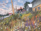 Lucienne Boucher Zegray, Roadside Flowers, Les Eboulements