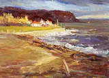 Francine Noreau, The Storm that Never Came, oil on canvas