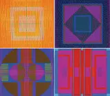 Gordon A. Smith, Gordon Smith Portfolio #17/65, 1968, silkscreen on paper