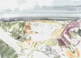 James D. Ulrich, Ocean Landscape XI, 1983, monoprint on paper