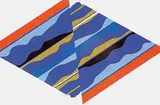 Ernest Trova, Falling Man Series Index 7 #106/150, 1968, silkscreen on prepared paper