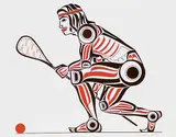 Roy Henry Vickers, The Lacrosse Player #21/195