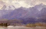 Frederic Marlett Bell-Smith, Jasper Range, oil on board laid down on paperboard