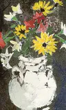 Molly Lamb Bobak, Jug of Flowers