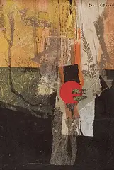 Frank Leonard Brooks, Autumn, 1971, collage on paperboard