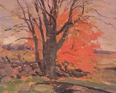 Frank Leonard Brooks, Old Tree, 1934, oil on panel