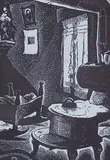 Edwin Holgate, Labrador Kitchen #3/30, 1930, wood block on paper