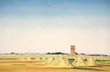 Robert Newton Hurley, Untitled - Stooks and Elevator