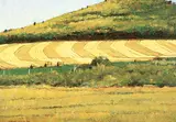 Steve Kiss, Changing Colours, Near Okotoks, 1984, acrylic on canvasboard