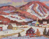 Claude Langevin, Hiver Dans les Laurentides