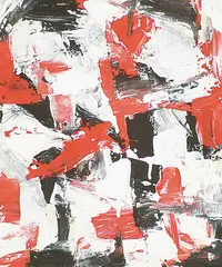Rita Letendre, Untitled - Abstract Composition, 1957, gouache on paperboard