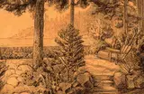 Audrey Capel Doray, Georgina Point - Looking Out From Sturdies Bay, pencil on paper